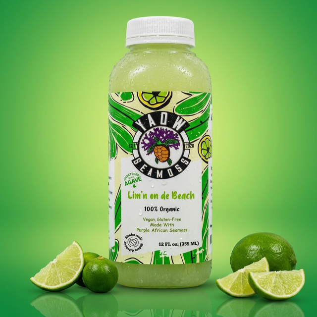 Lim'n on de Beach Seamoss (Juice).