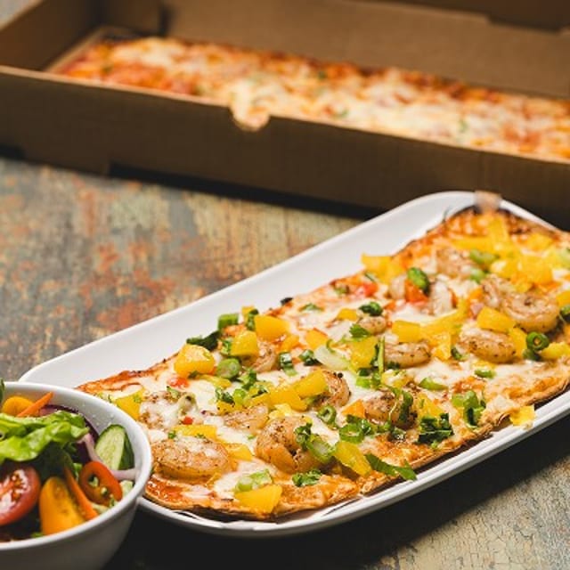 Shrimp Flatbread ★ TOP SELLER.