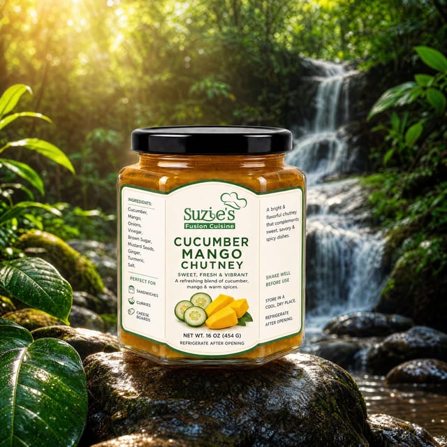 Cucumber Mango Chutney.