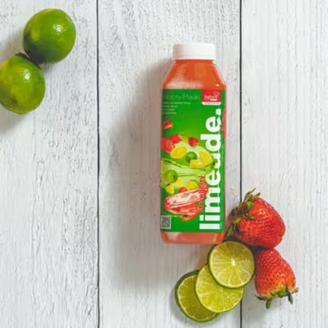 Gallon Bottled Strawberry Limeade.