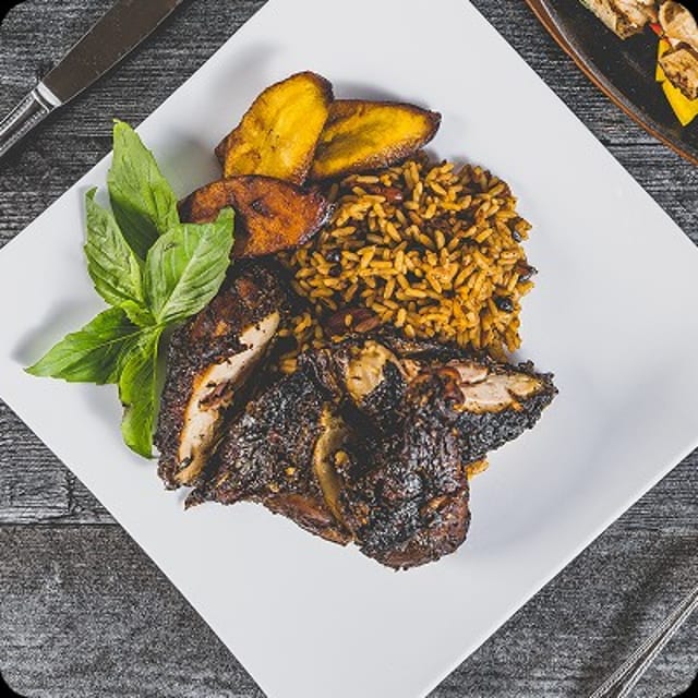 Jerk Chicken Combo.