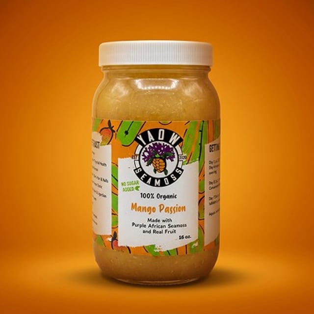 Mango Seamoss Gel.